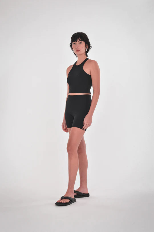 Cory Crop Tank - black