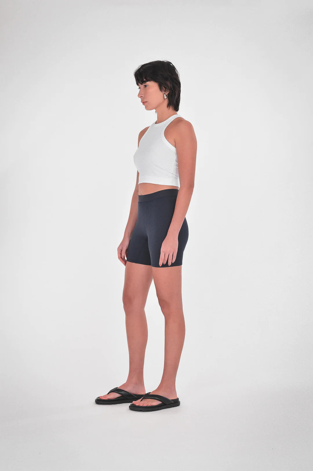 Cory Crop Tank - bright white