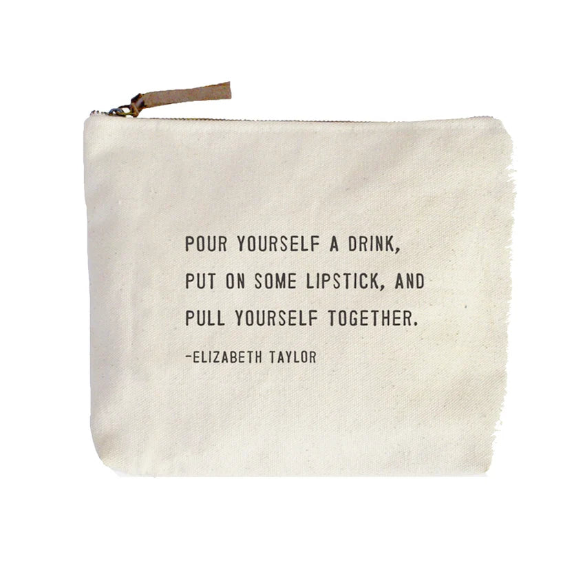 Pull Yourself Together Zip Canvas Bag