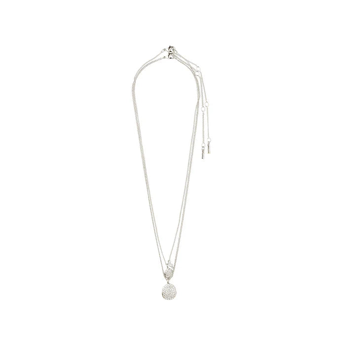Shift Necklace Set/2 - silver