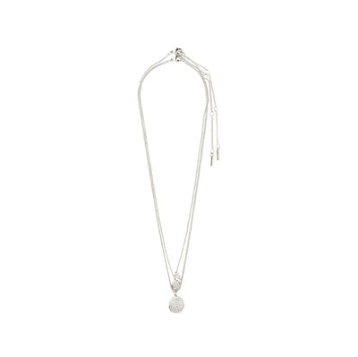 Shift Necklace Set/2 - silver
