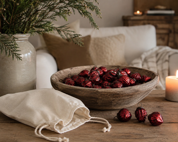Mini Mercury Glass Ornaments in a Bag