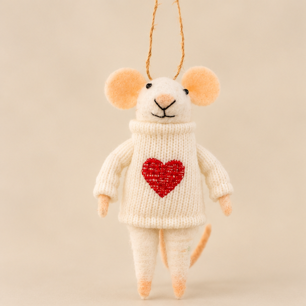 Happy Heart Mouse