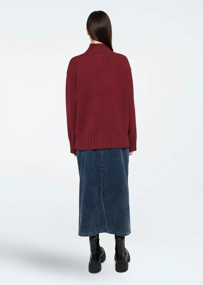 Darcy Pullover - merlot