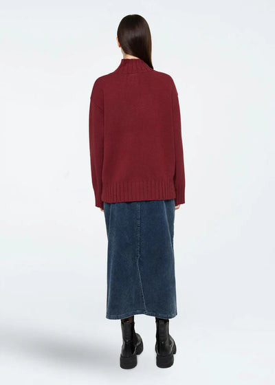 Darcy Pullover - merlot