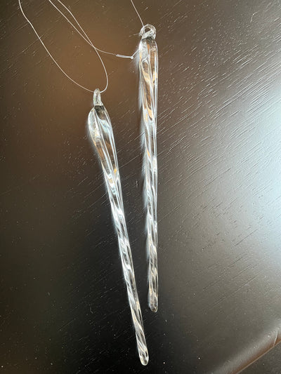 Hanging Icicles set/6 - 7.25"