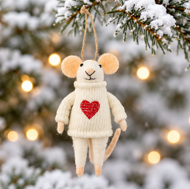 Happy Heart Mouse