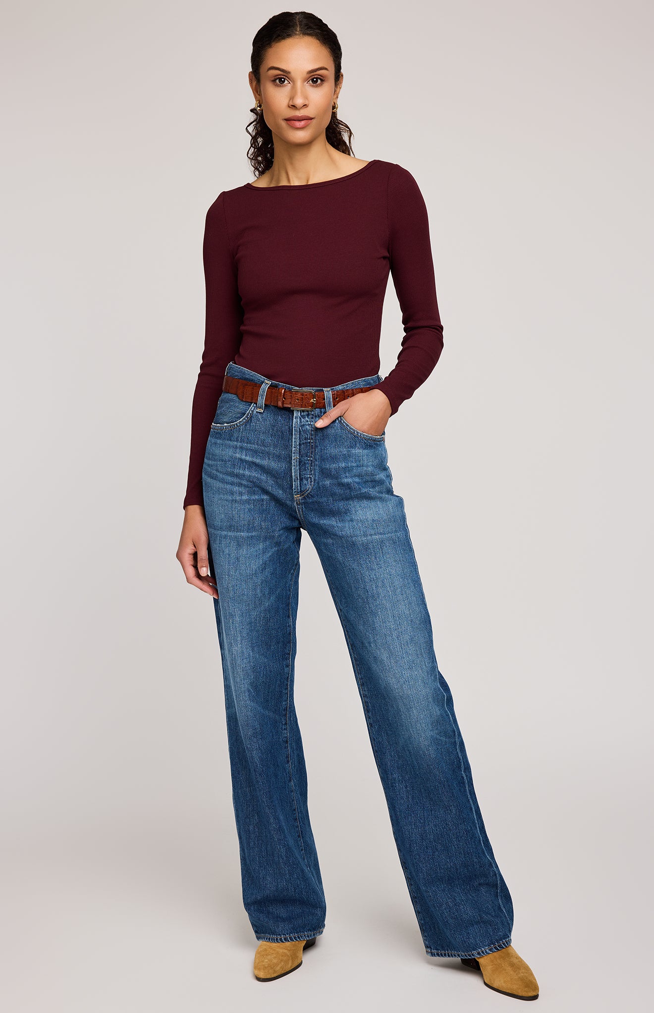 Ingrid Long Sleeve - merlot