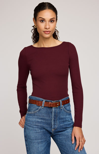 Ingrid Long Sleeve - merlot