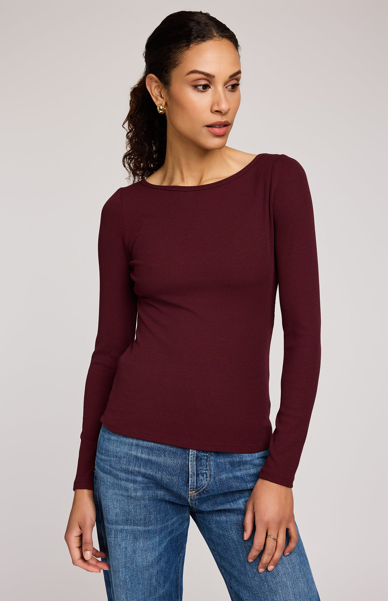 Ingrid Long Sleeve - merlot
