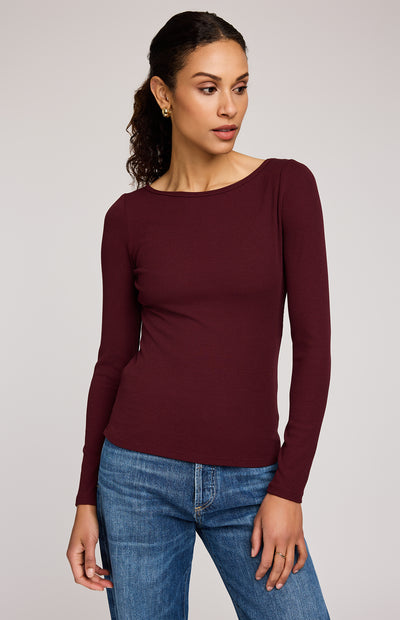Ingrid Long Sleeve - merlot