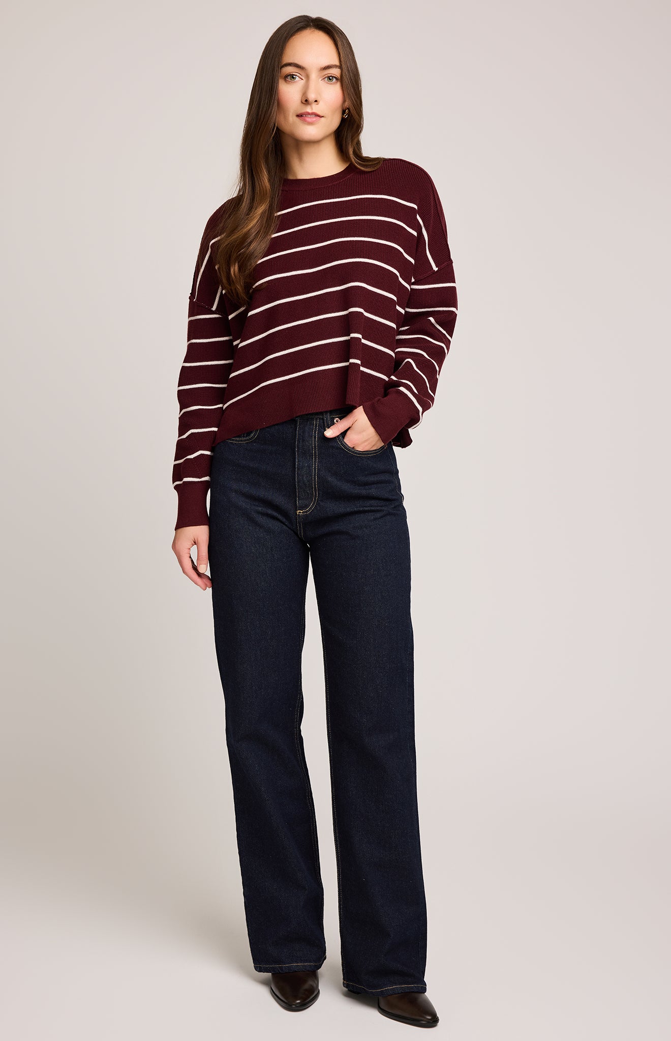 Echo Pullover - merlot