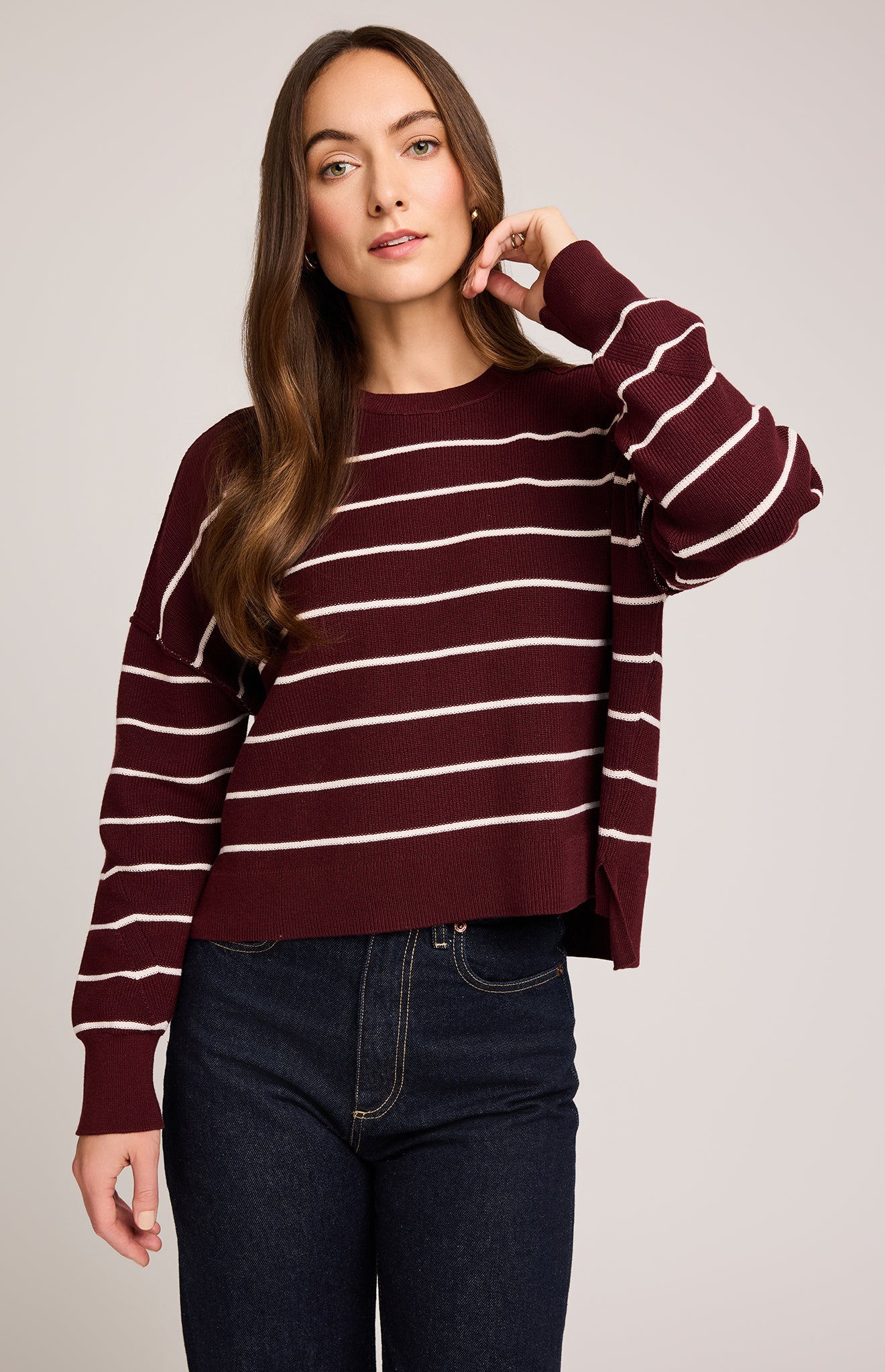 Echo Pullover - merlot