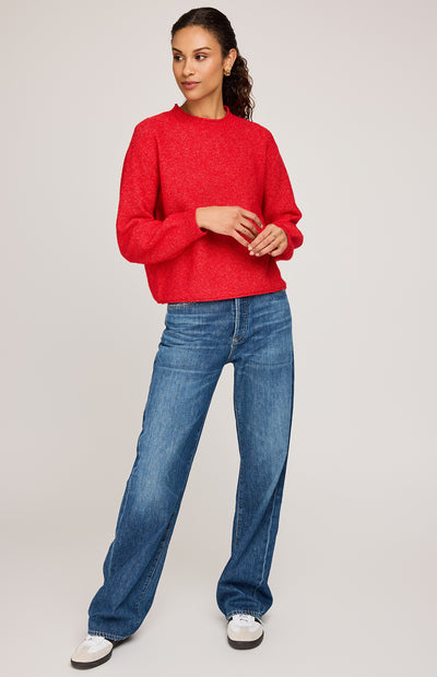Wanda Pullover - heather red