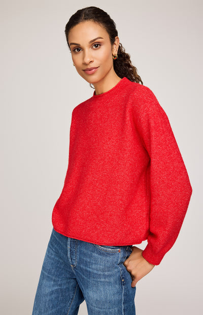 Wanda Pullover - heather red