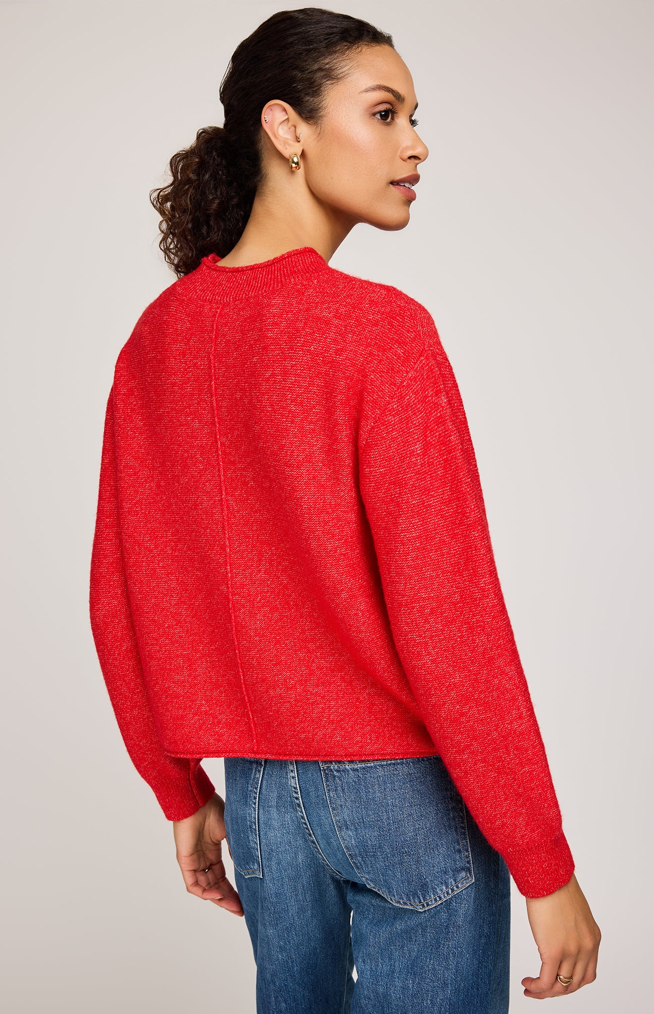 Wanda Pullover - heather red