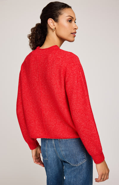 Wanda Pullover - heather red