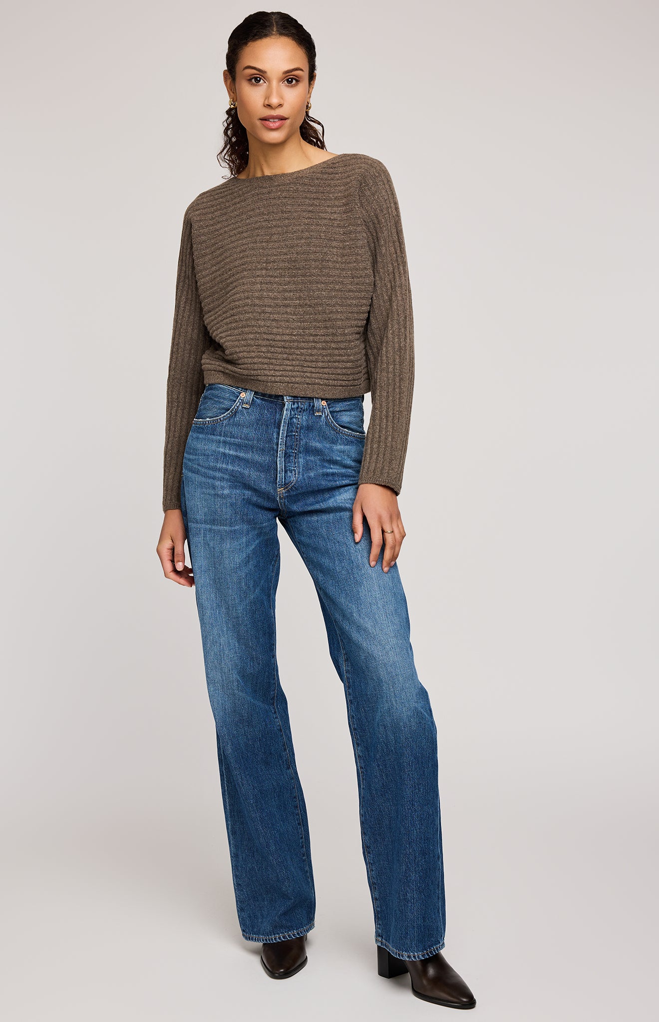 Niko Pullover - heather umber