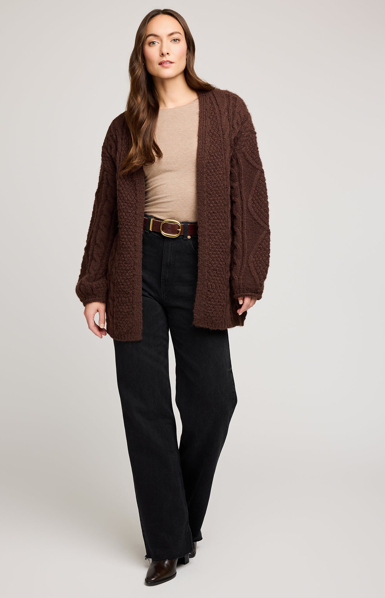 Betty Cardigan - chocolate
