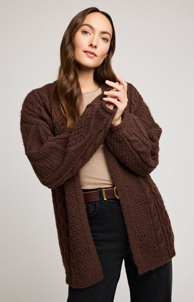 Betty Cardigan - chocolate