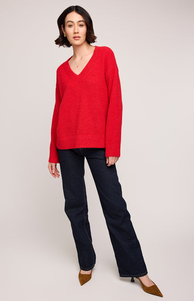 Tilda Pullover - red