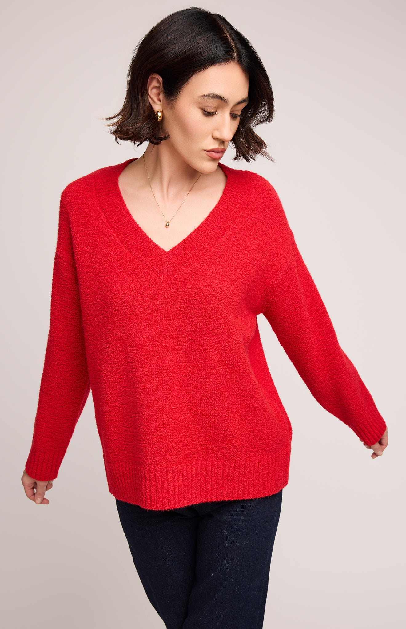 Tilda Pullover - red