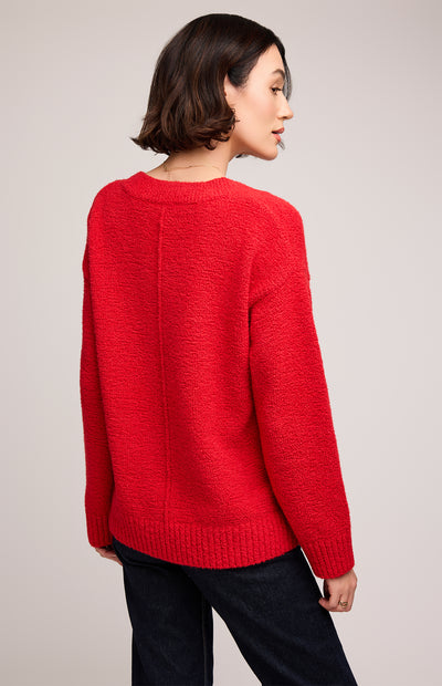 Tilda Pullover - red