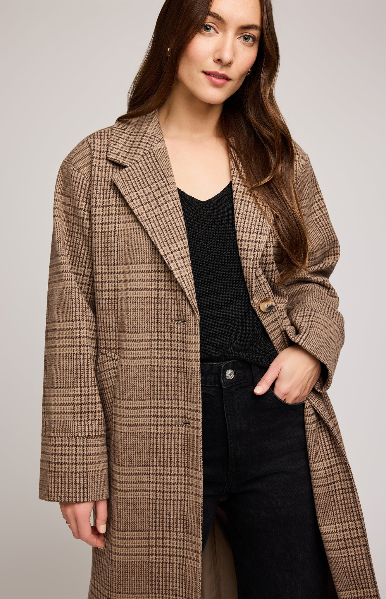 Rosamund - Chocolate Glencheck