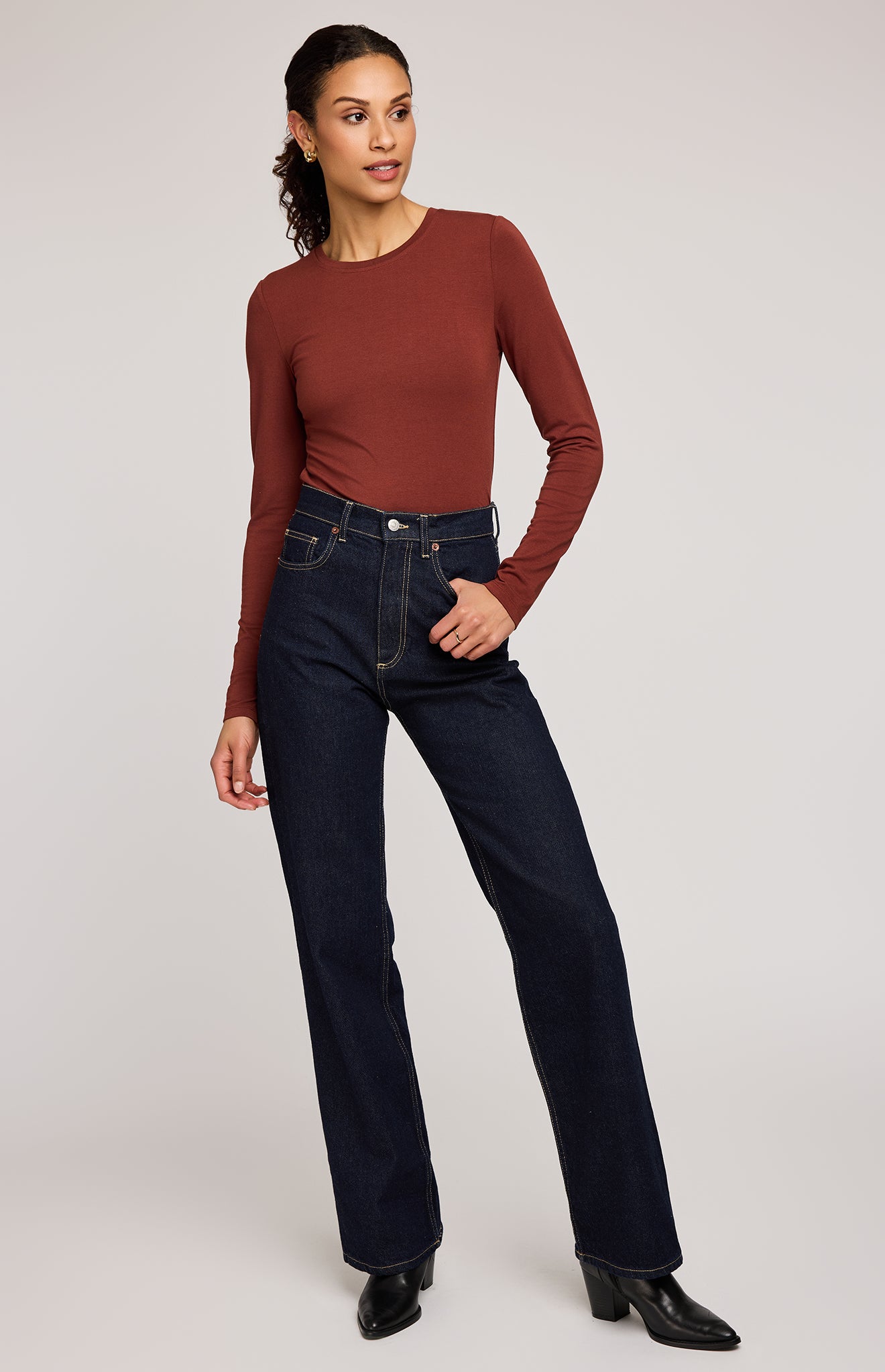 Daphne Top - mahogany