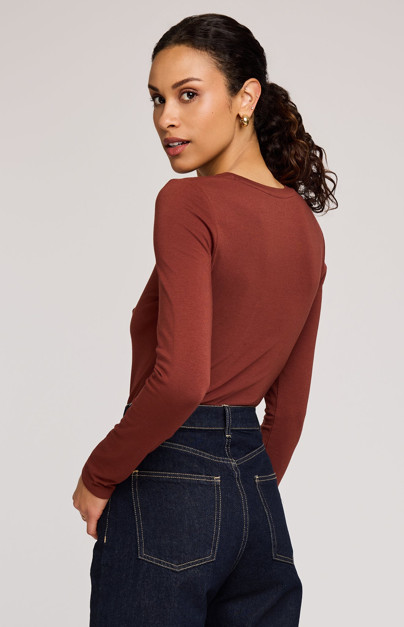 Daphne Top - mahogany