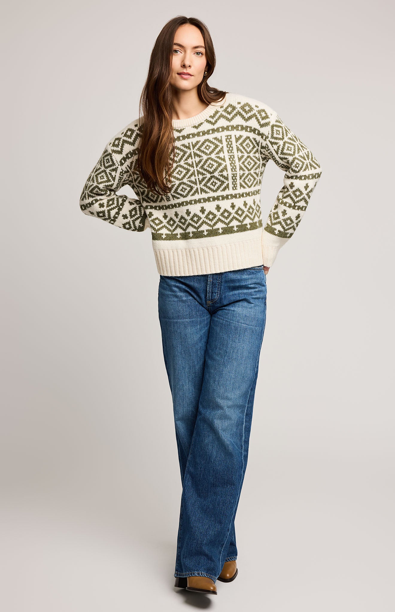 Cypress Pullover - heather moss
