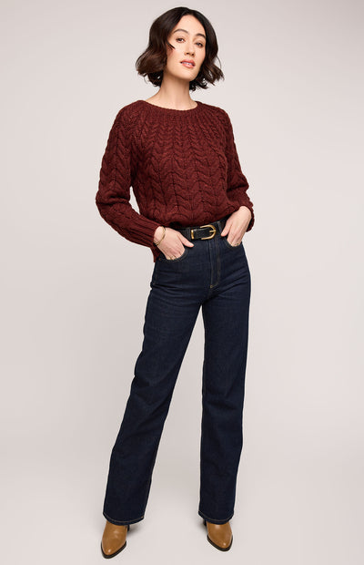 Lorenzo Pullover - mahogany