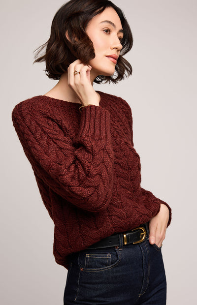 Lorenzo Pullover - mahogany