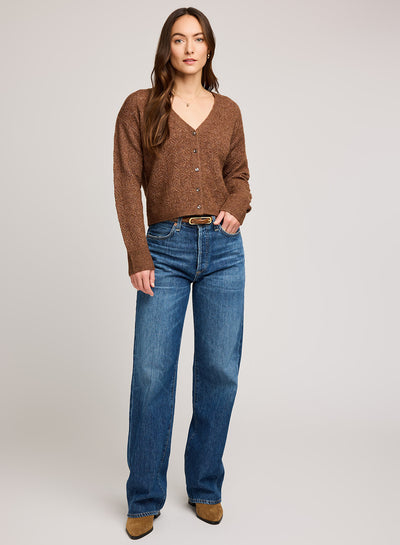 Lila Cardigan - heather chestnut
