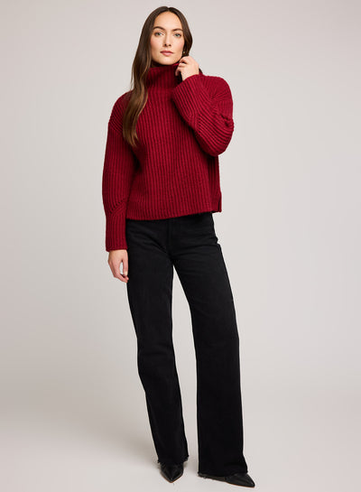 Marlow Sweater - crimson