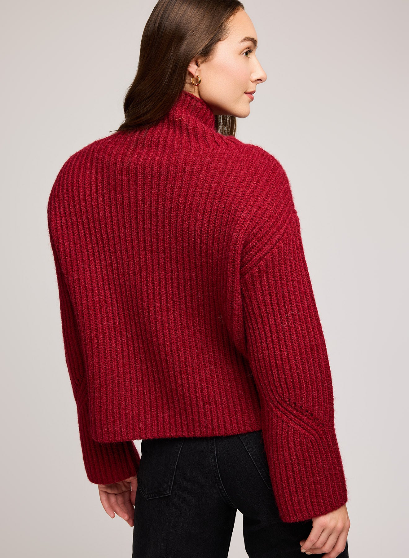 Marlow Sweater - crimson