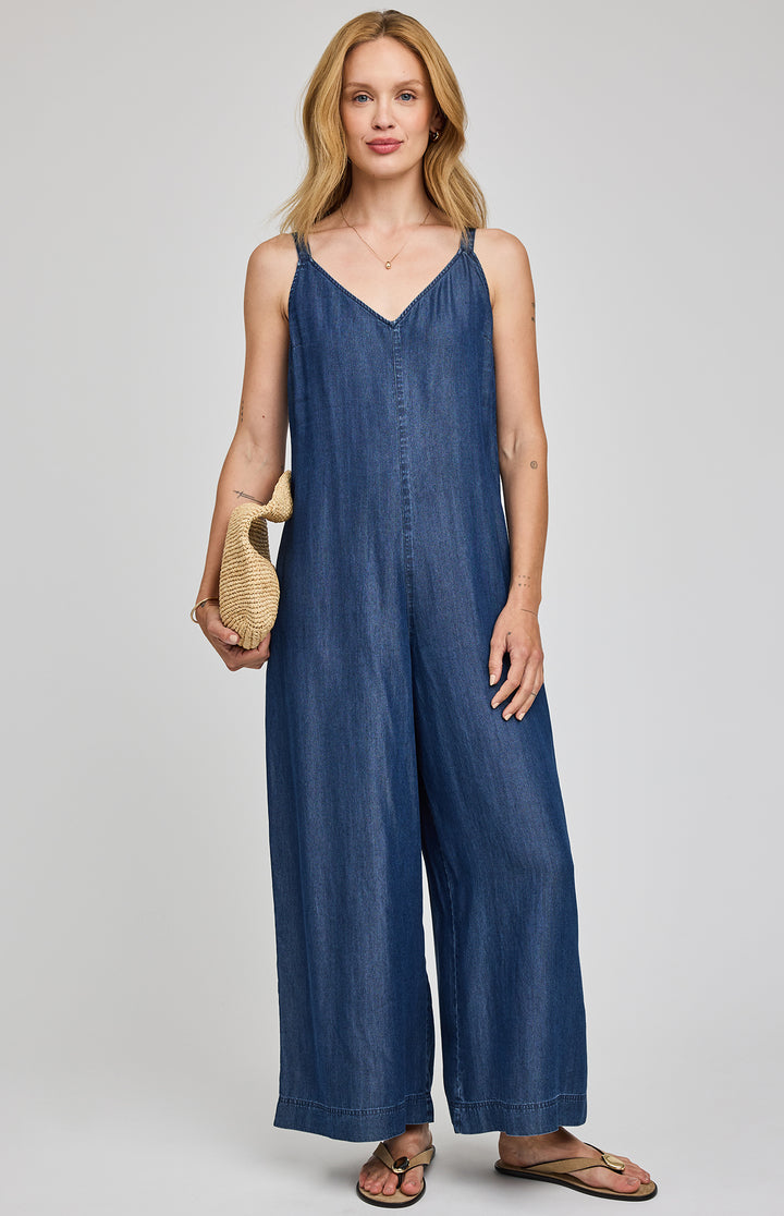 Cambray Jumpsuit - dark blue