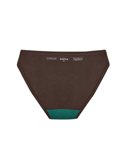 Huha Bikini Undies - brown