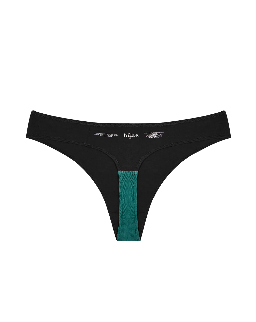 Huha Low Profile Thong Undies - black