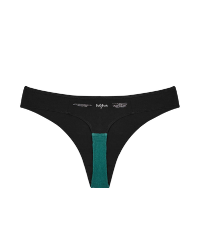 Huha Low Profile Thong Undies - black