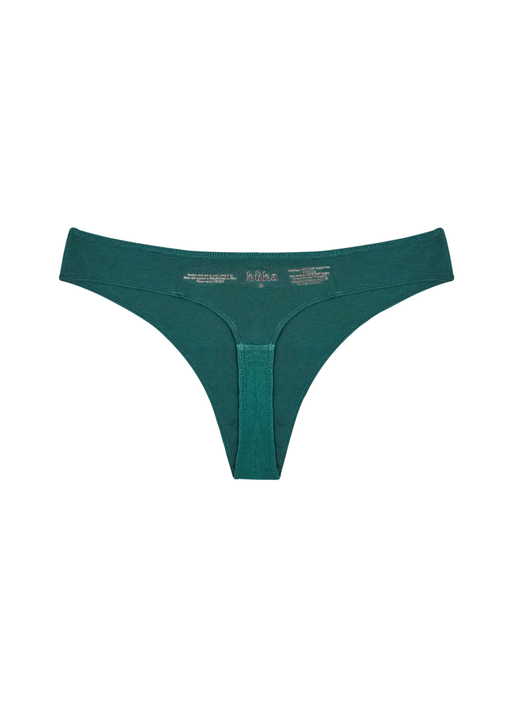 Huha Low Profile Thong Undies - green