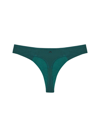 Huha Low Profile Thong Undies - green