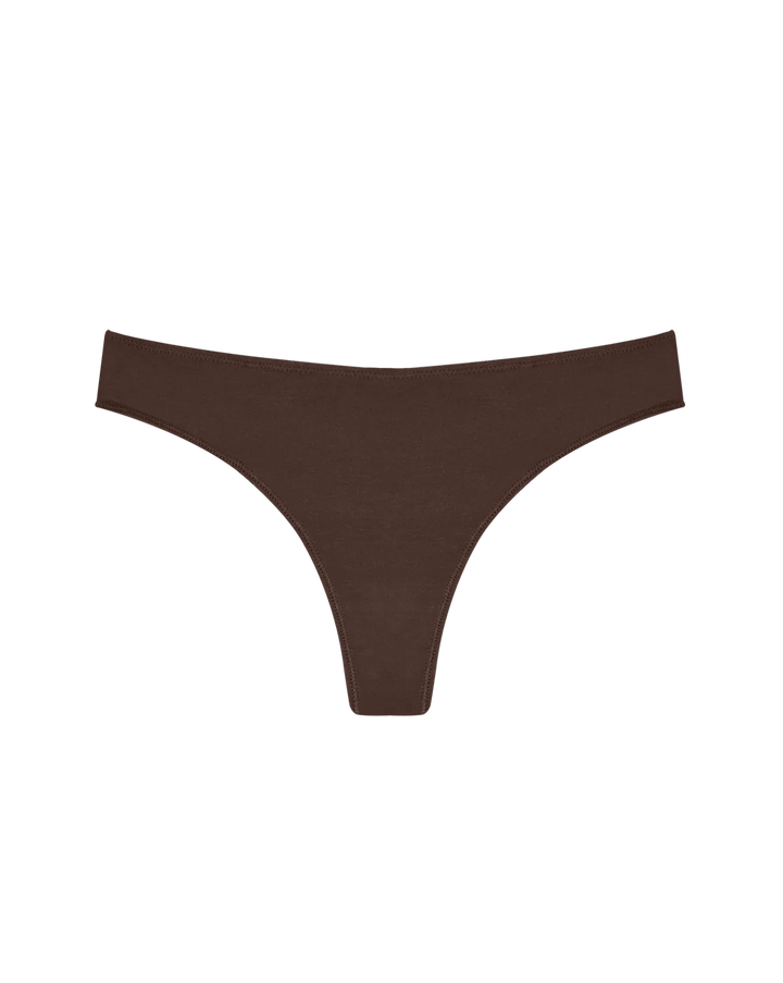 Huha Low Profile Thong Undies - brown