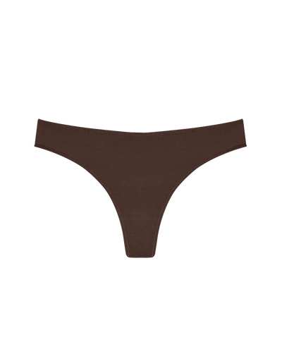 Huha Low Profile Thong Undies - brown