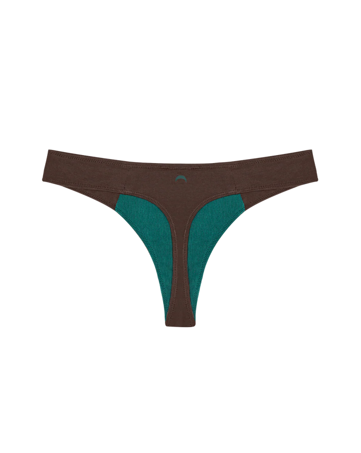 Huha Low Profile Thong Undies - brown