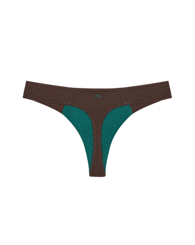 Huha Low Profile Thong Undies - brown