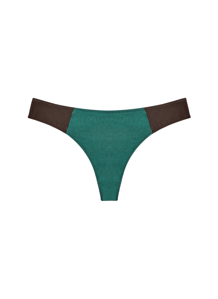 Huha Low Profile Thong Undies - brown