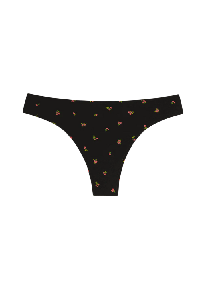 Huha Low profile Thong Undies - ltd edition Midnight Rose