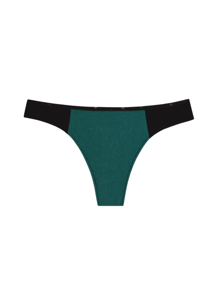 Huha Low profile Thong Undies - ltd edition Midnight Rose
