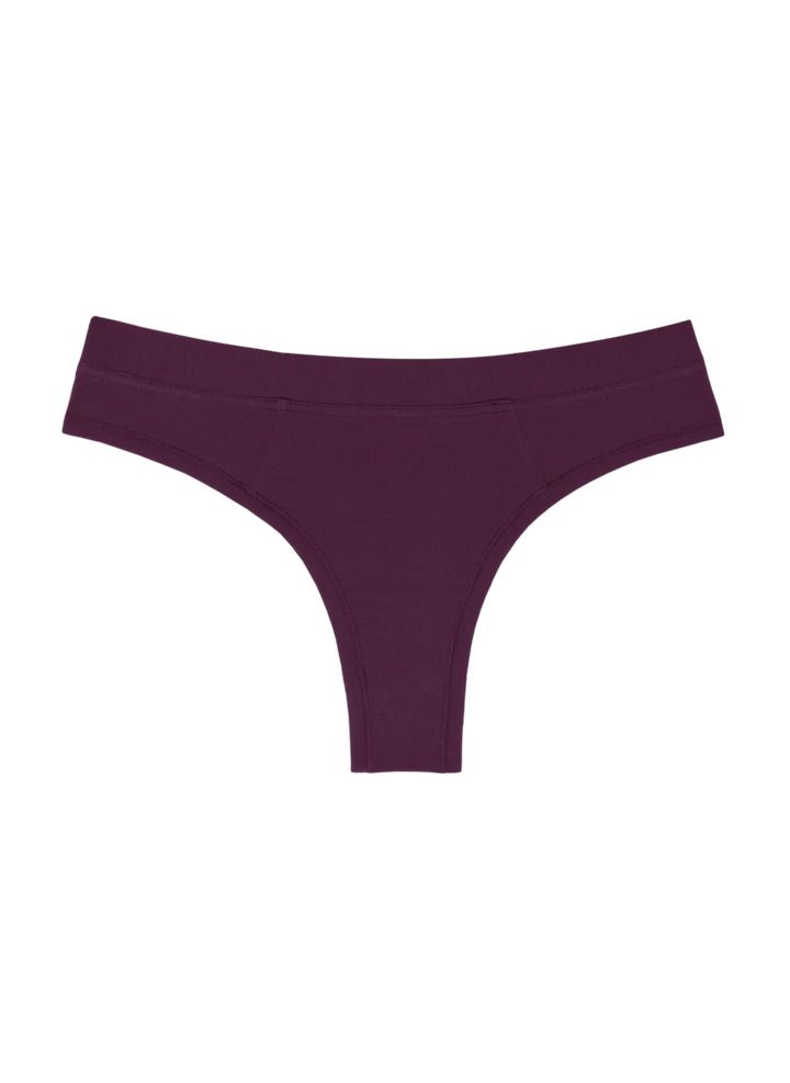 Huha Low Profile Thong Undies - plum